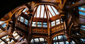 architectural building with a lot of historic windows to clean