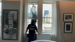 cleaning windows