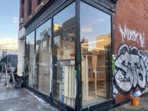 Anti-graffiti window film services in NYC