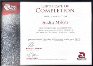 Solar Gard Armorcoat Training - Andriy Mykyta - Feb 2022